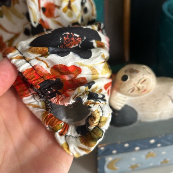 Tribal Multicolor Floral and Polka Dot Blouse M - Picture 7 of 16